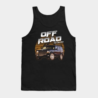 XJ-series Jeep Cherokee jeep car offroad name Tank Top